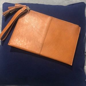Leather clutch